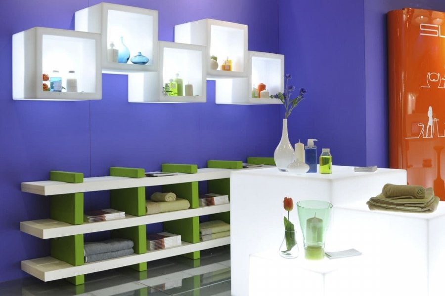 Куб открытый пластиковый светящийся Open Cube 45 Lighting