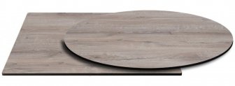 Столешница квадратная Solid Compact 490х490