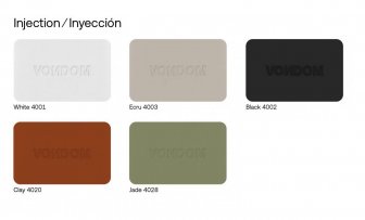 Стул пластиковый Vondom Love Basic черный