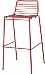 Стул барный металлический Scab Design Summer красный