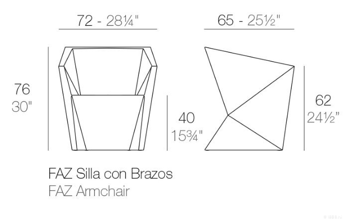 Кресло пластиковое Faz Basic