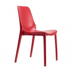 Стул пластиковый Scab Design Ginevra красный