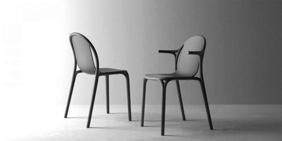 Кресло пластиковое Vondom Brooklyn Basic черный