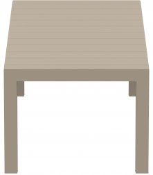 Стол пластиковый раздвижной Vegas Table Medium, бежевый, 1800-2200х1000х750 мм