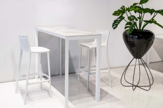 Стул пластиковый барный Vondom Ibiza Basic белый