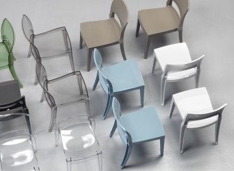 Стул пластиковый Scab Design Isy Technopolymer тортора