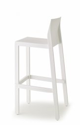 Стул барный пластиковый Scab Design Kate лен