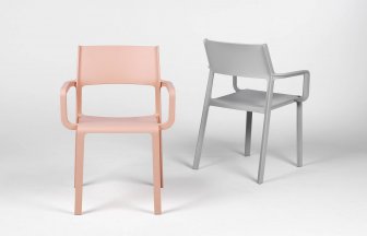 Кресло пластиковое Nardi Trill Armchair розовый