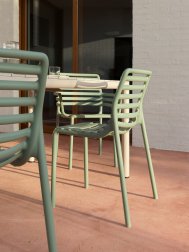 Стул пластиковый Nardi Doga Bistrot мятный