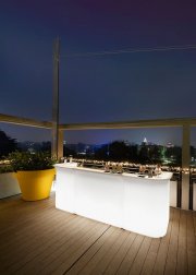 Стойка пластиковая барная светящаяся Break Corner Lighting