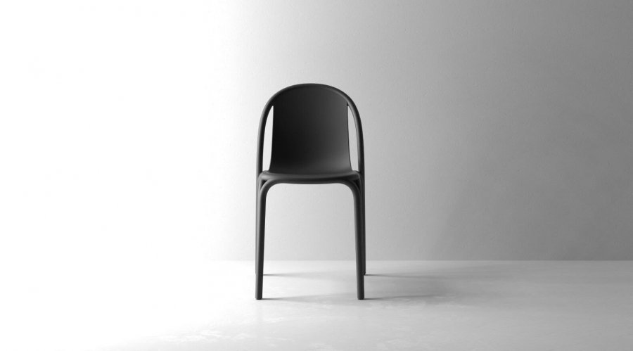 Стул пластиковый Vondom Brooklyn Basic черный