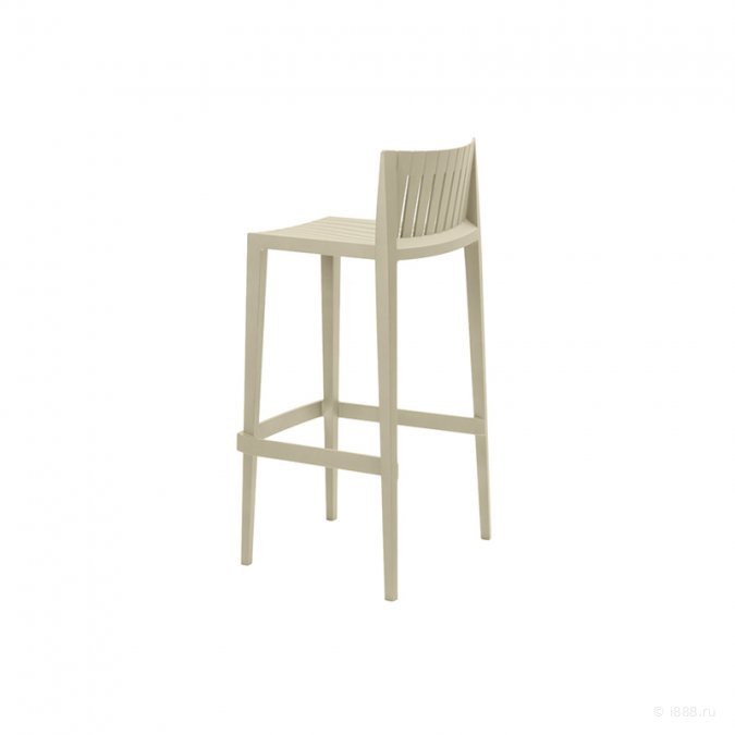 Стул пластиковый барный Vondom Spritz Basic слоновая кость