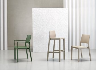 Стул барный пластиковый Scab Design Kate тортора