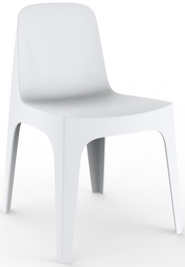 Стул пластиковый Vondom Solid Basic белый