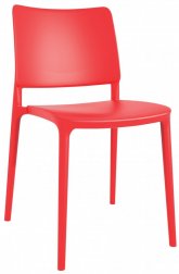 Стул пластиковый PAPATYA Joy-S красный