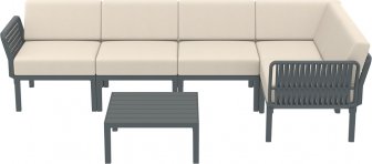 Комплект пластиковой мебели Portofino Lounge Corner