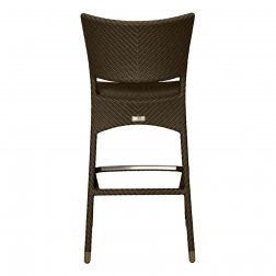 Стул барный плетеный JANUS et Cie Amari бронзовый