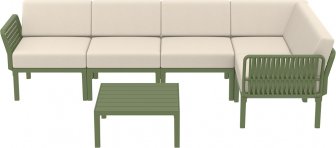 Комплект пластиковой мебели Portofino Lounge Corner