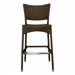 Стул барный плетеный JANUS et Cie Amari бронзовый
