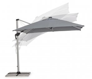 Зонт садовый с подсветкой 3х3 м Garden Relax Ines