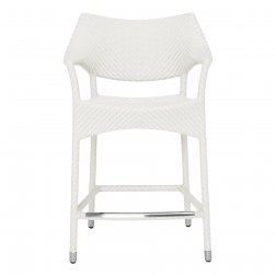 Кресло полубарное плетеное JANUS et Cie Amari снежный
