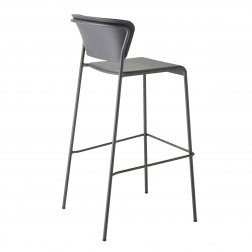 Стул барный пластиковый Scab Design Lisa Technopolymer антрацит
