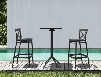 Стол пластиковый барный складной Sky Folding Bar Table 60