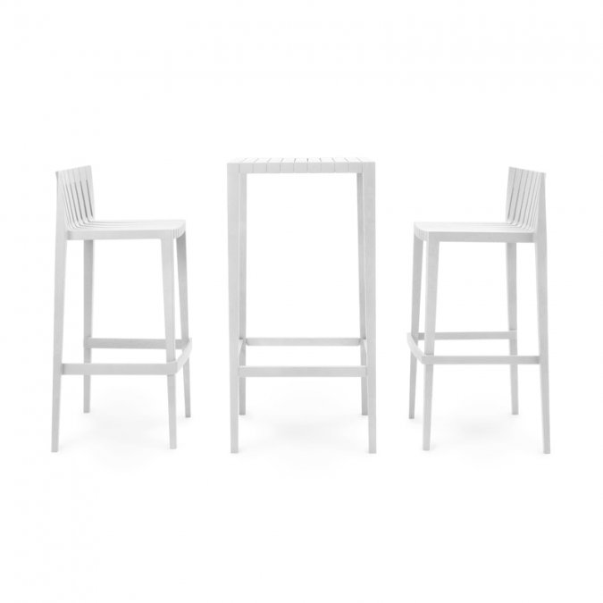 Стул пластиковый барный Vondom Spritz Basic белый