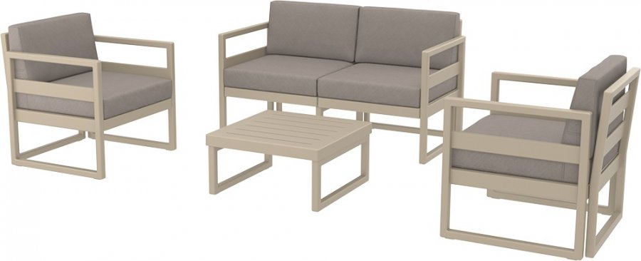 Комплект пластиковой мебели Mykonos