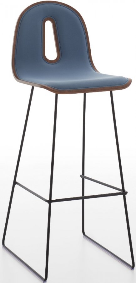 Стул барный с обивкой Chairs & More Gotham Woody SL-SG-80-I
