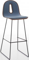 Стул барный с обивкой Chairs & More Gotham Woody SL-SG-80-I