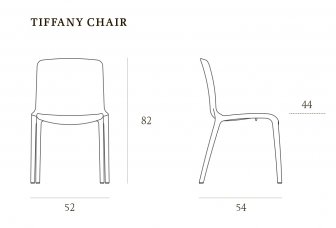 Стул пластиковый Tiffany Matt
