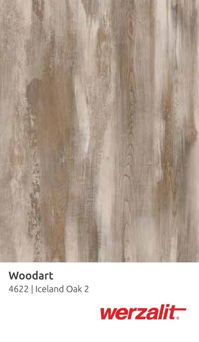 Столешница прямоугольная Werzalit Woodart