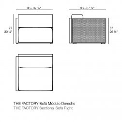 Модуль правый с подушкой The Factory