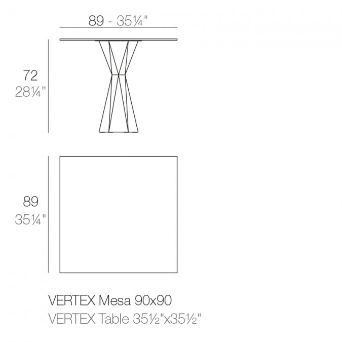 Стол обеденный ламинированный Vertex Basic