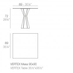 Стол обеденный ламинированный Vertex Basic
