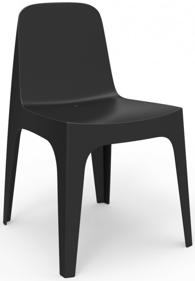 Стул пластиковый Vondom Solid Basic черный