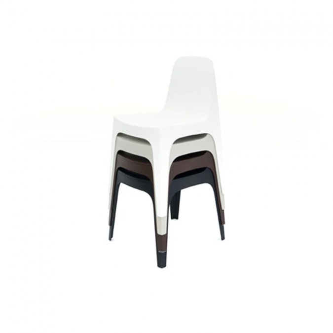 Стул пластиковый Vondom Solid Basic черный