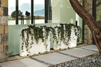 Кашпо-ограждение пластиковое светящееся Bamboo Lighting