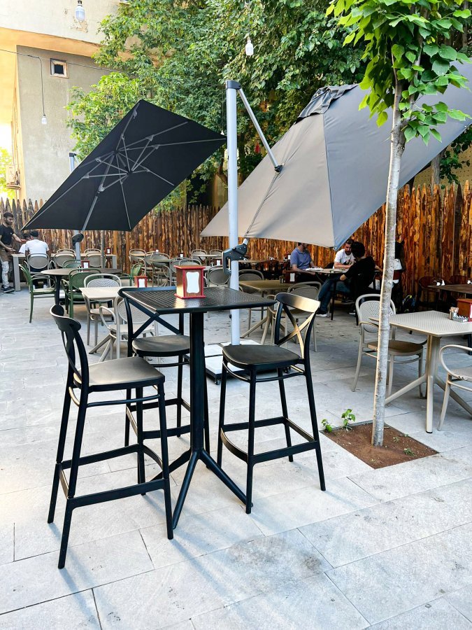Стол пластиковый барный складной Sky Folding Bar Table 60