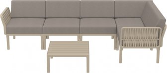 Комплект пластиковой мебели Portofino Lounge Corner