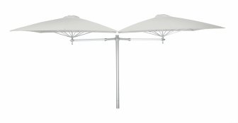 Зонт профессиональный двухкупольный 2.3х4.6 м Duo Paraflex