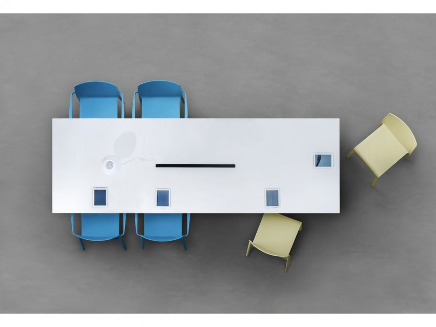 Стол с каналом для протяжки проводов Arki-Table CC Compact