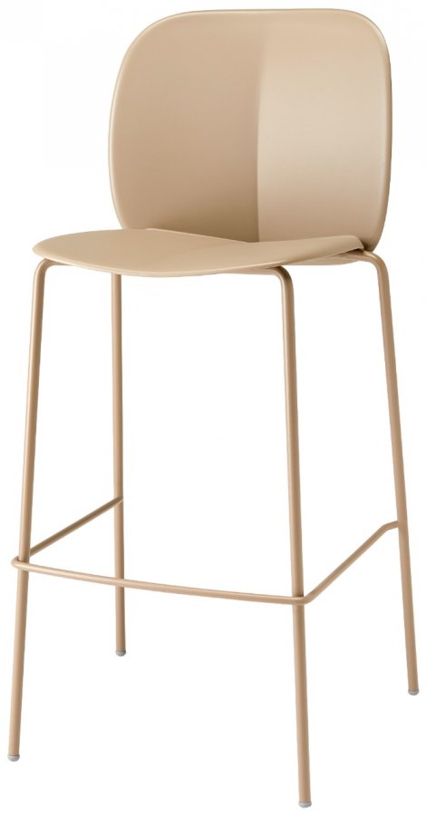 Стул пластиковый барный Scab Design Mentha Go Green тортора