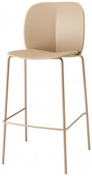 Стул пластиковый барный Scab Design Mentha Go Green тортора
