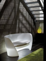 Диван пластиковый светящийся Rap Lighting