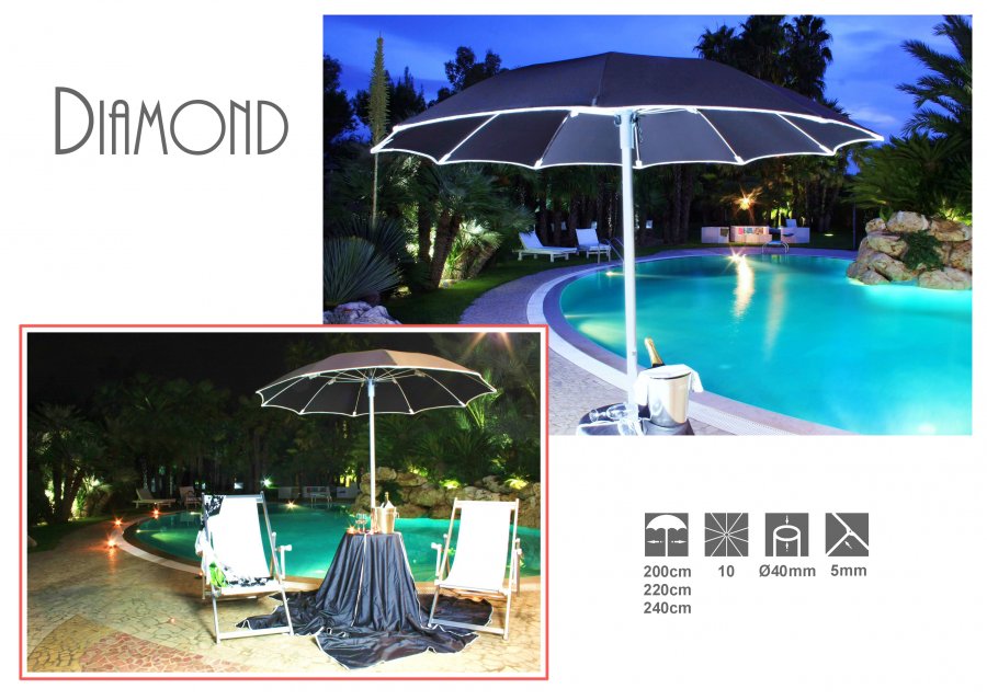 Зонт профессиональный Ø2 м Diamond
