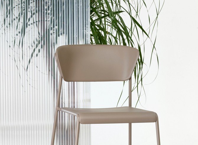 Стул пластиковый Scab Design Lisa Technopolymer Go Green тортора