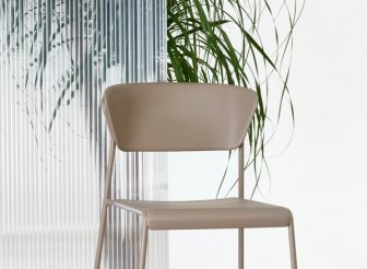 Стул пластиковый Lisa Technopolymer Go Green, тортора