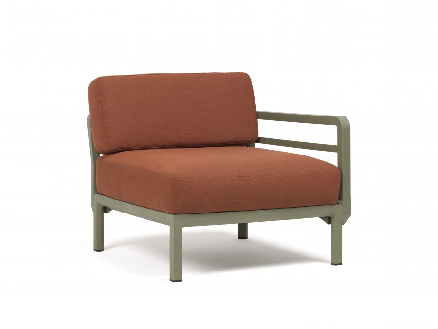 Диван пластиковый с подушками Maximo 4